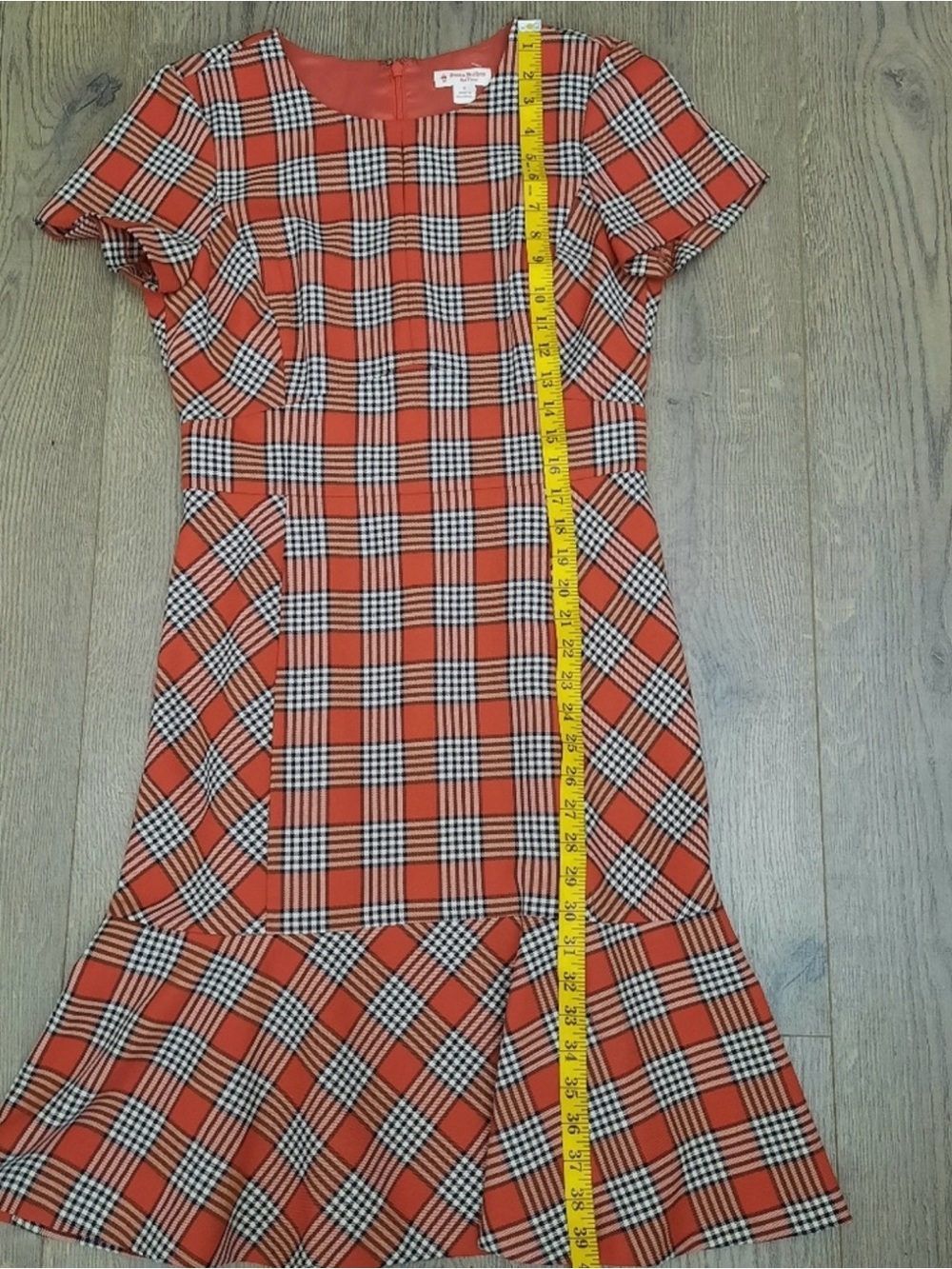 Brooks Brothers Plaid Flounce Hem Dress - Picture 10 of 15